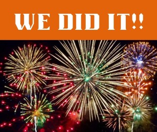 WE DID IT